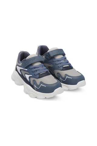 Slazenger PARIS Çocuk Cırt Cırtlı Mavi Sneaker