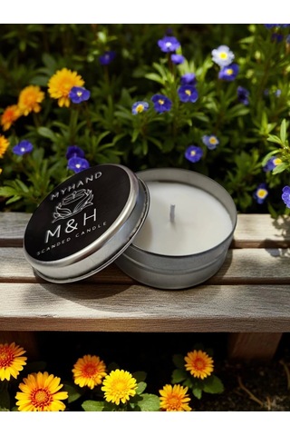 Myhand Soyawax Gümüş Teneke Eternal Love Esans Kokulu Mum 60 Gr Gümüş