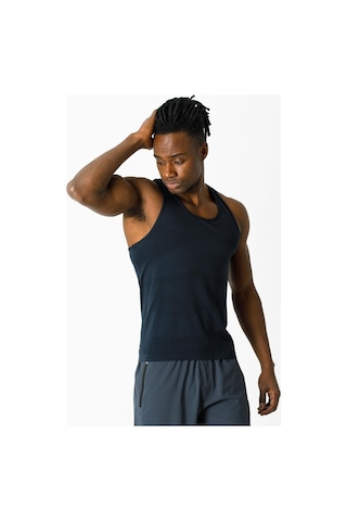 Maraton Active Ekstra Slim Erkek Atlet Yaka Kolsuz Training Lacivert Atlet 824011-Lacivert