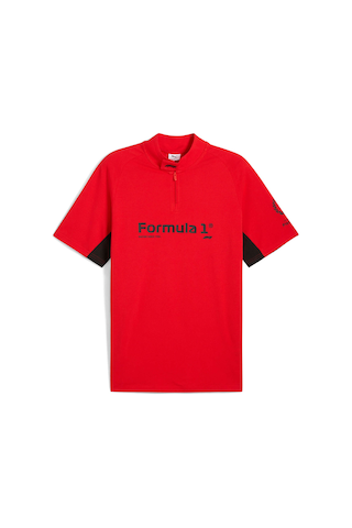 Puma F1 75yrs Erkek Standart Kesim Polo 632657 03 KIrmızı