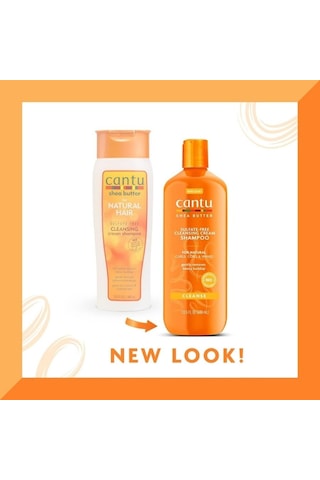 Cantu Shea Yağı Doğal Saçlar İçin Sülfat İçermeyen Temizleyici Krem Şampuan 400 ML