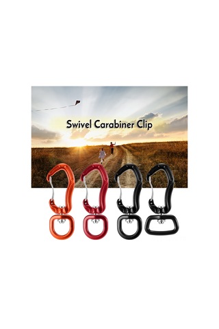 Maiyame Alüminyum 7075 Kayar Çapa 440lb Dayanıklı, 360 Döner, Eğlence/ev/spor İçin Kilitleyici Askı Kanca Turuncu Çok Renkli