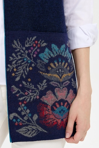 Desen Triko Kadın Triko Önü Açık Araboy Yün Yelek 24076 Y.a. Lacivert Y.a. Lacivert