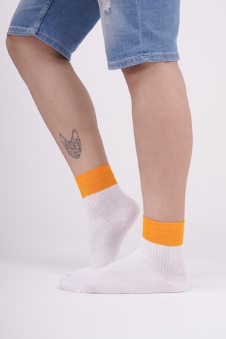 The Socks Company 3 Çift Erkek Beyaz Tenis Çorabı 23SDCR976P Beyaz