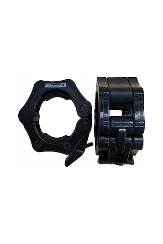 Siyah Kauçuk Bar Kelepçesi, 51 Mm, İthal, Çift, Profesyonel, Dayanıklı, Güçlü, Kaliteli