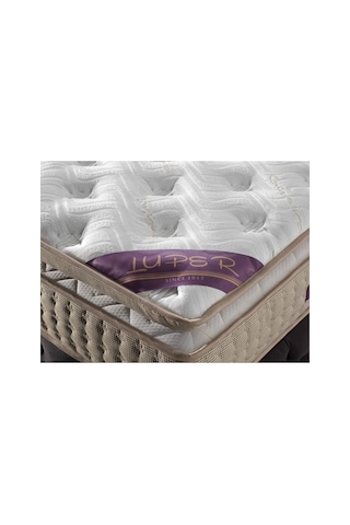 Luper İstanbul Luxuria Pedli Ultra Ortopedik Yaylı Yatak Beyaz 120 X 200 Genel