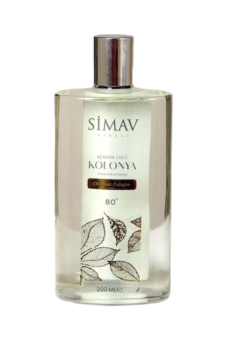 Simav Synaus Kestane Özlü ve Termal Sulu Kolonya 2'li Set 900 ML + Cam 200 ML