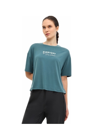 Lumberjack Wl 11hıer 6fx Yeşil Kadın Kısa Kol T-shirt 000000000102063609 Yeşil