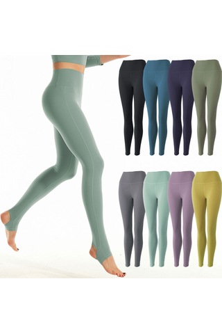 Springsun Kadınlar İçin Hızlı Kuruyan Yüksek Bel Spor Taytı - Yoga, Koşu, Fitness SiYAH