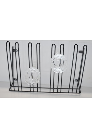 Siyah 4 Bölmeli Bar Kadehlik Bardaklık