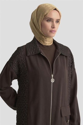 Armine Jakarlı Takım 25kd2102 Kahverengi Kahverengi
