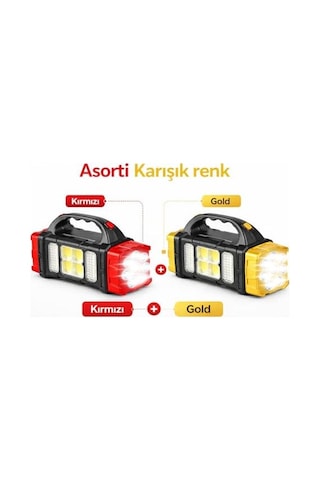 Solar Led Kamp Feneri, , 8 Led Ultra Parlak Taşınabilir Kamp Lambası, , Kamp, Balıkçılık, Acil Durum Ve Outdoor Kullanım İçin, Kırmızı,gold Karışık Asorti Renk Diğer