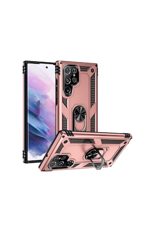 Galaxy S22 Ultra Uyumlu Zore Vega Kılıf-rose Gold Rose Gold