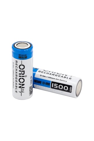 Orion 1500 mAh 18500 3.7 V Li-Ion Şarj Edilebilir Pil