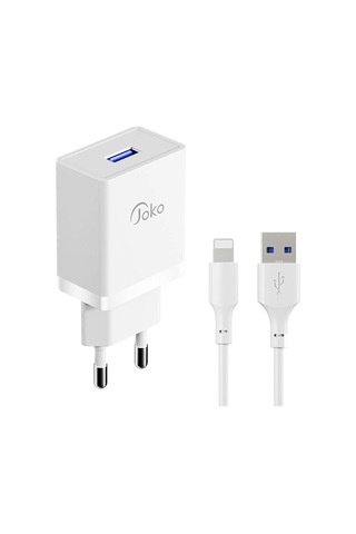 Joko Jk77 12w + Px17 1m 2.4a Usb To Lightning Kablolu Pd Şarj Cihazı - 06242712