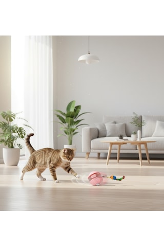 Runaway Şarjlı Akıllı Kedi Topu Hareket Sensörlü Oyuncak