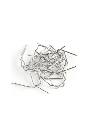 Padalink Araç Tamponü Plastik Kaynak İçin 400 Adet Çelik Çivi - 4 Farklı Şekil S, Dalga, M, V - 0.6-0.8mm Çap