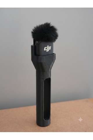 Djı Mic 3 El Tipi Mikrofon Tutucu Ergonomik Röportaj Ve Video Aparatı - Uzun Model 20 Cm