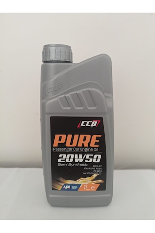 Ccp Pure Semi Synhetic 20W-50 Motor Yağı 1 L