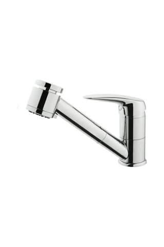 Pull-out Eviye Bataryası, Krom Renkli Modern Tasarım Açık Bej