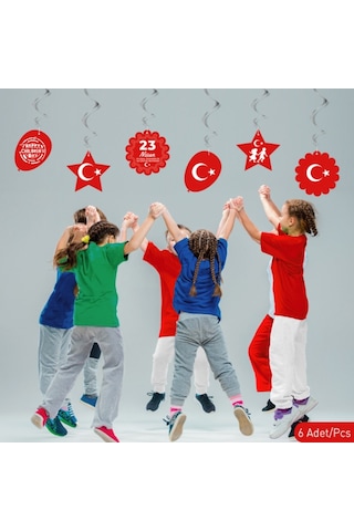 Turkuaz-Pazarlama En Güzel Bayram 23 Nisan Sarkıt Süs