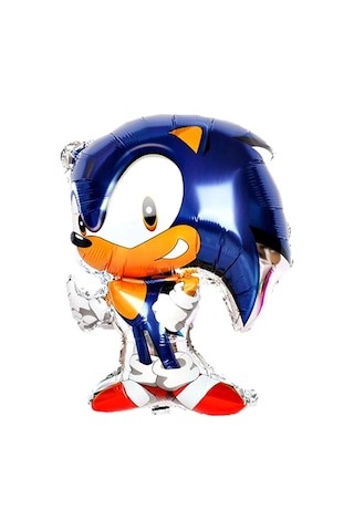 Tilki Sonic Folyo Balon Sonic Boom Konsept Folyo Balon 65 Cm 1 Adet çok renkli