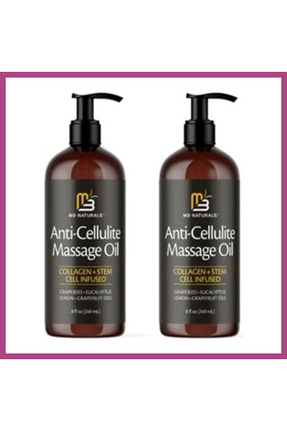 Gees Global Anti Cellulıte Masaj Bakım Yağı 240 Ml 2 Adet Gbzs