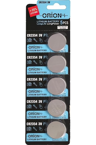 Orion CR2354 3V Lityum Düğme Pil 5'li