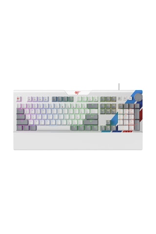 Havit Gamenote Kb898l Pro Rgb Mekanik Oyuncu Klavye Rgb, Full-key Rollover, Ses Tekeri, Bilek Destekli