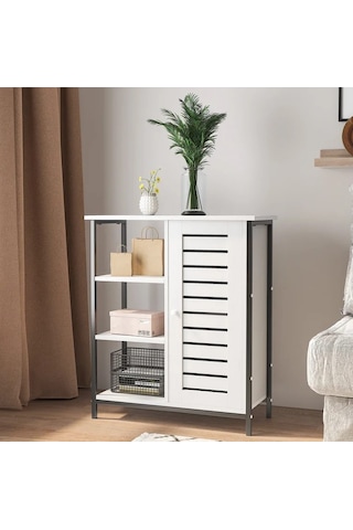 Ağaç Atölyesi – Chiara White Ahşap Dresuar/Dolap/Kitaplık Ceviz