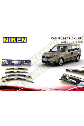 FİAT DOBLO KROMLU CAM RÜZGARLIĞI 4LÜ 2011-2023 NİKEN