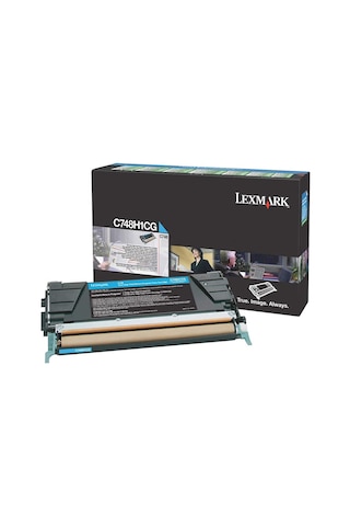 Lexmark C748-C748H1Cg Mavi Toner Yüksek Kapasiteli