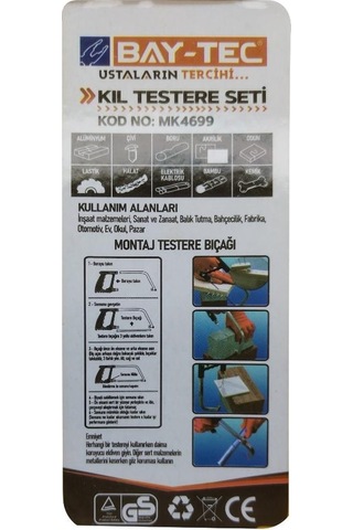 Bay-tec Kıl Testere Seti Mk4699