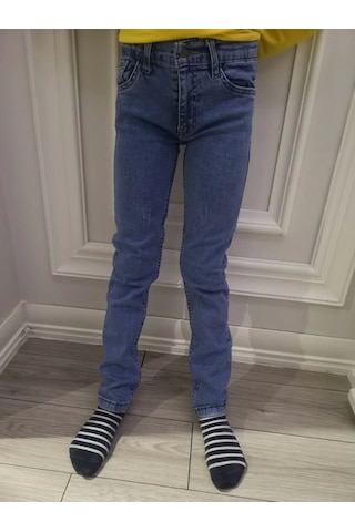 Booss Slim Fit Erkek Çocuk Denim Kot Pantolon Buz Mavi 999 Buz Mavi