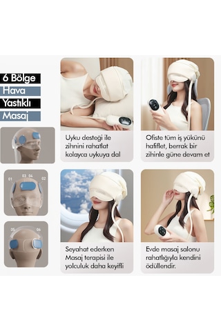 Relaxus Isıtmalı Kafa Masaj Cihazı