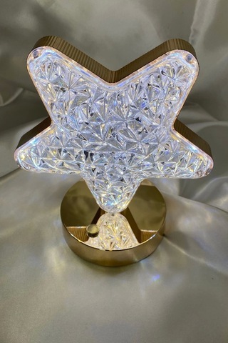 Masa Gece Lambası Led 3 Renk Büyük Boy Yıldız