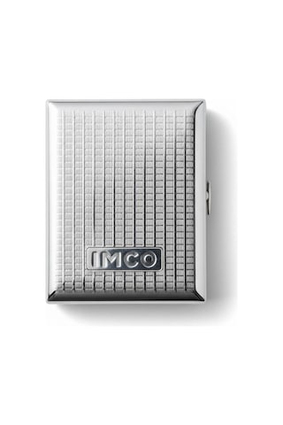 Imco Logolu Kısa Metal Sigara Tabakası 18 Li Gümüş