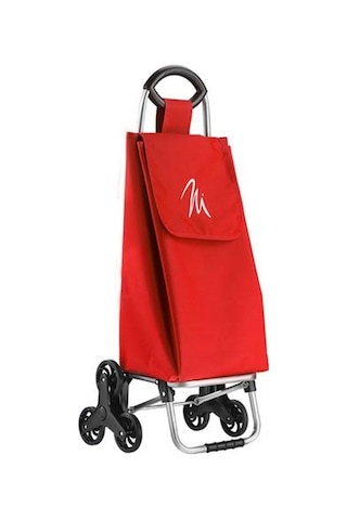 Miras Üç Tekerlekli Pazar Arabası - Kırmızı - 93 Cm