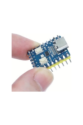 Raspberry Pi Zero Rp2040 Dual Core 133mhz 2mb Modül Arm Cortex-m0+ 264kb Type C Mini Bilgisayar