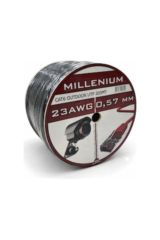 Millenium 305 Metre Cat6 23awg Ethernet Kablosu
