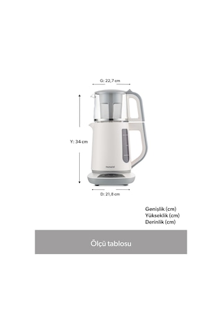 Homend Royaltea 1757H Konuşan Çay Makinesi