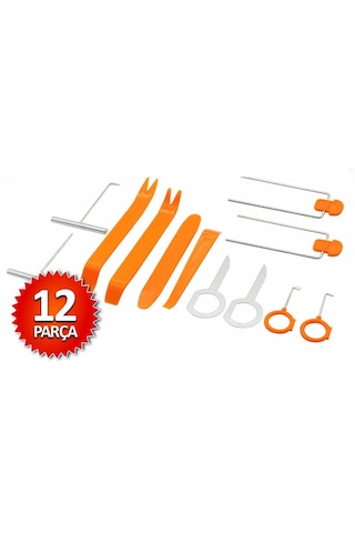 Teyp Torpido Ve Kapı Sökme Aparatı 12 Parça