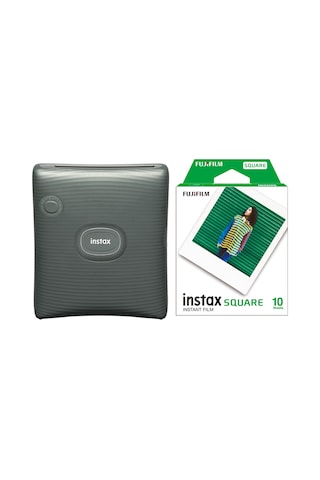 Fujifilm Instax Sq Link Ex D Akıllı Telefon Yazıcısı + 10'lu Film Yeşil