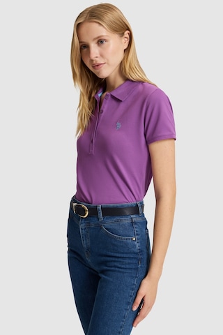 U.S. Polo Assn. U.s. Polo Assn. Kadın Menekşe Tişört Basic 50321818-vr037 Menekse