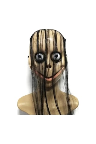 Jl Uzun Saç Maskesi İle Yeni Cadılar Bayramı Korku  Maske V