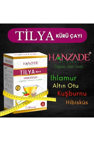 Tilya Kürü Form Çayı Kuşburnu Altın Otu Ihlamur 20 Süzen Poşet