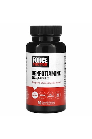 Force Factor Tiamin Benfotiamine 250 Mg 90 Vegetable Capsules