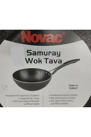 30 Cm Wok Tava Prodiamond Yapışmaz Lüks Diğer