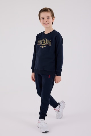 U.S. Polo Assn. Lisanslı Erkek Çocuk Alt Üst 2 Parça Eşofman Takımı Us2232 Lacivert