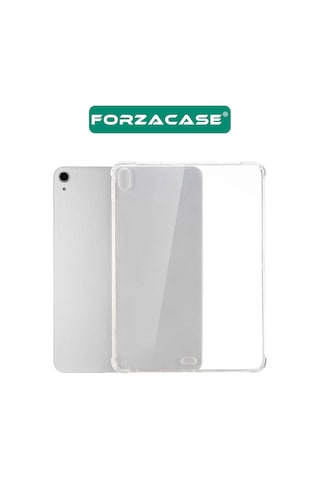 Forzacase Apple Uyumlu iPad Air 13 2025 13 İnch İle Anti Shock Silikon Kılıf Şeffaf - Fc014 Arka Kapak